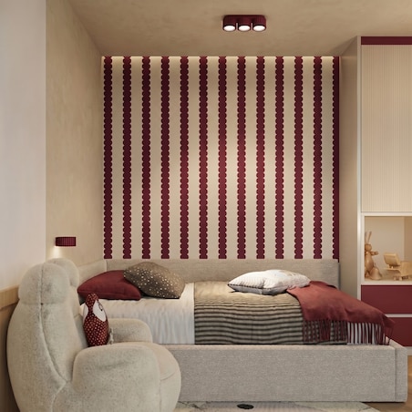 Kinkiet AURA burgund Gx53