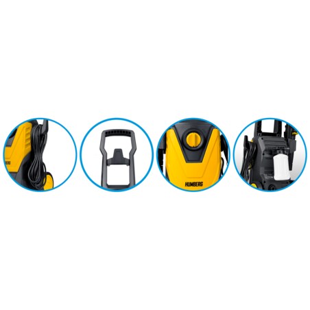 Myjka ciśnieniowa 1800W 230 bar zestaw Humberg