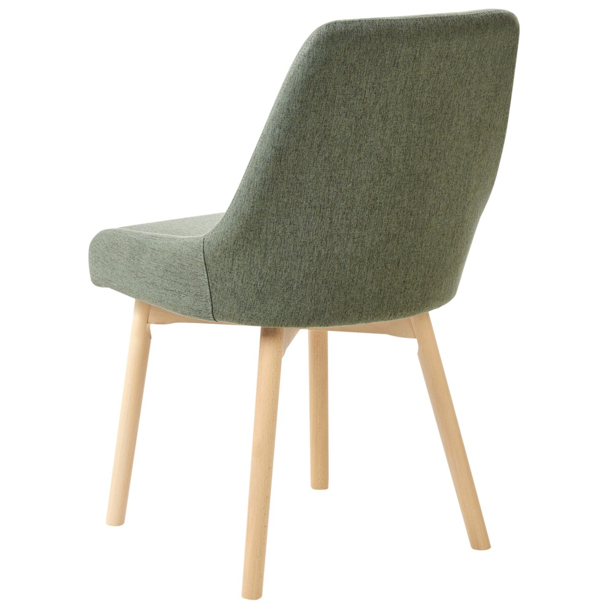 Zestaw 2 krzeseł do jadalni MELFORT Ciemnozielony