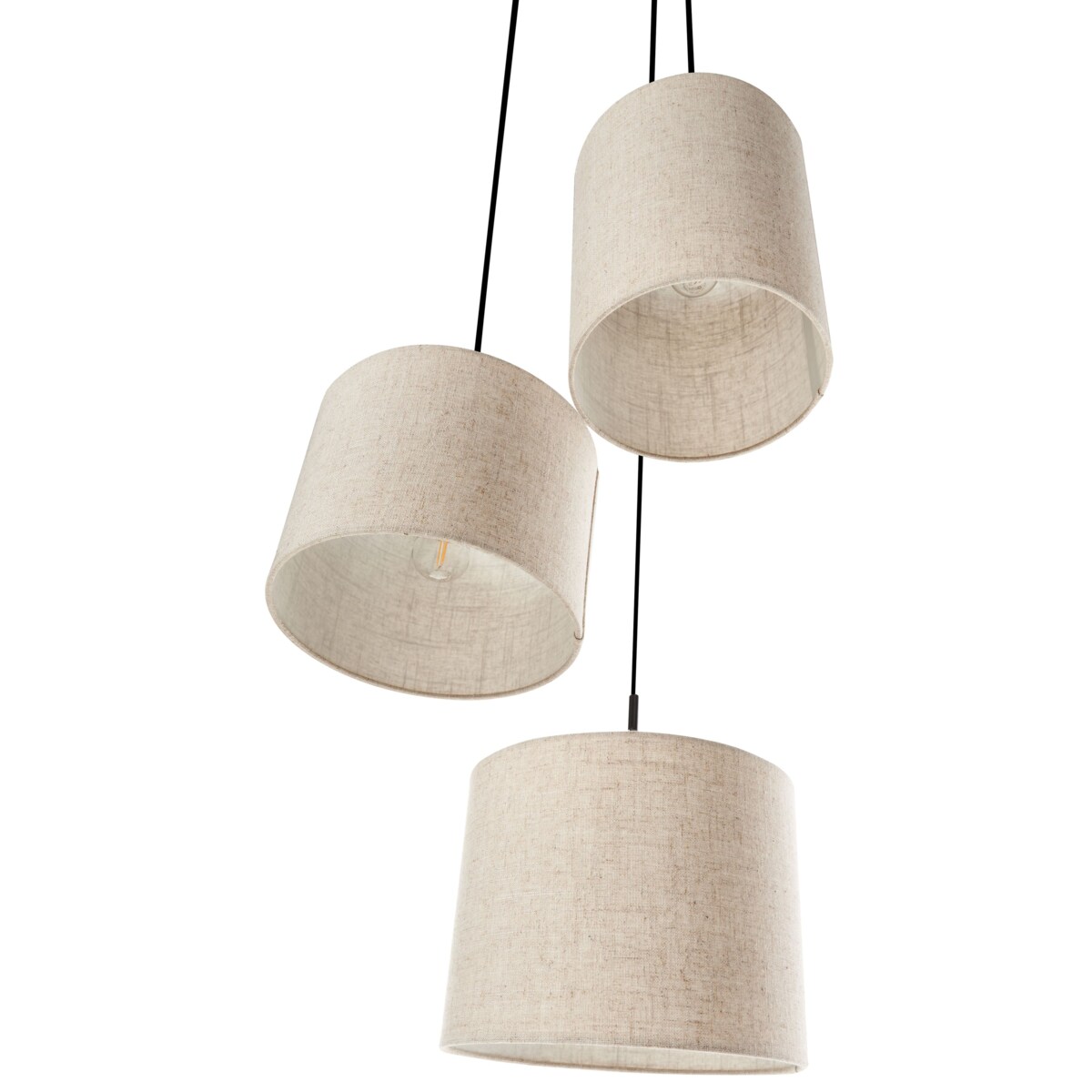 Lampa wisząca PARGUAZA Len Jasnobeżowy