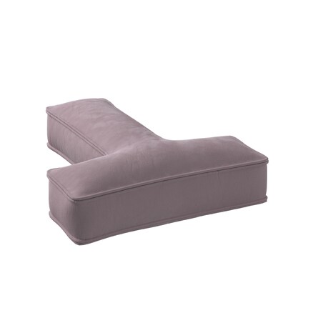 Poduszka literka T, zgaszony róż, 35x40cm, Posh Velvet