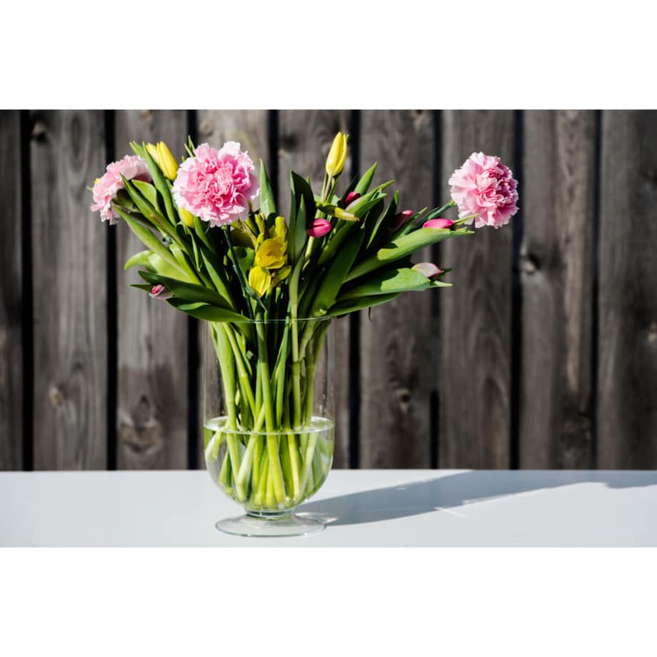 Konsimo RIOTES Wazon, przezroczysty