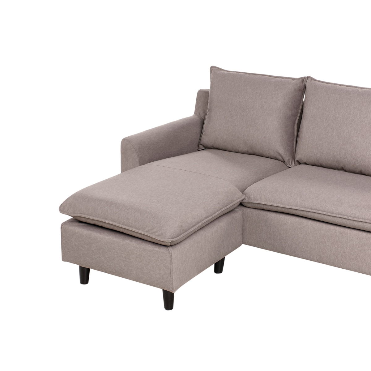 Narożnik prawostronny beżowoszary ELVENES