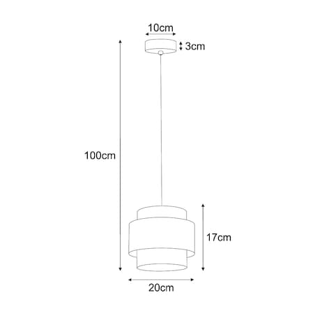 Lampa wisząca K-5280 z serii AMOS