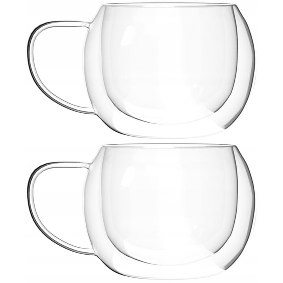 Szklanka termiczna Bergman podwójne dno do kawy z uchwytem 250ml