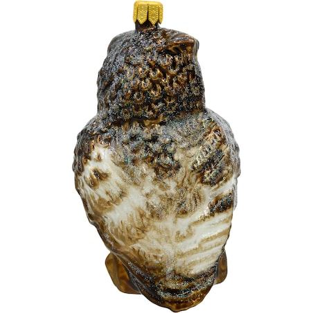 Bombka choinkowa: Sówka: brązowa