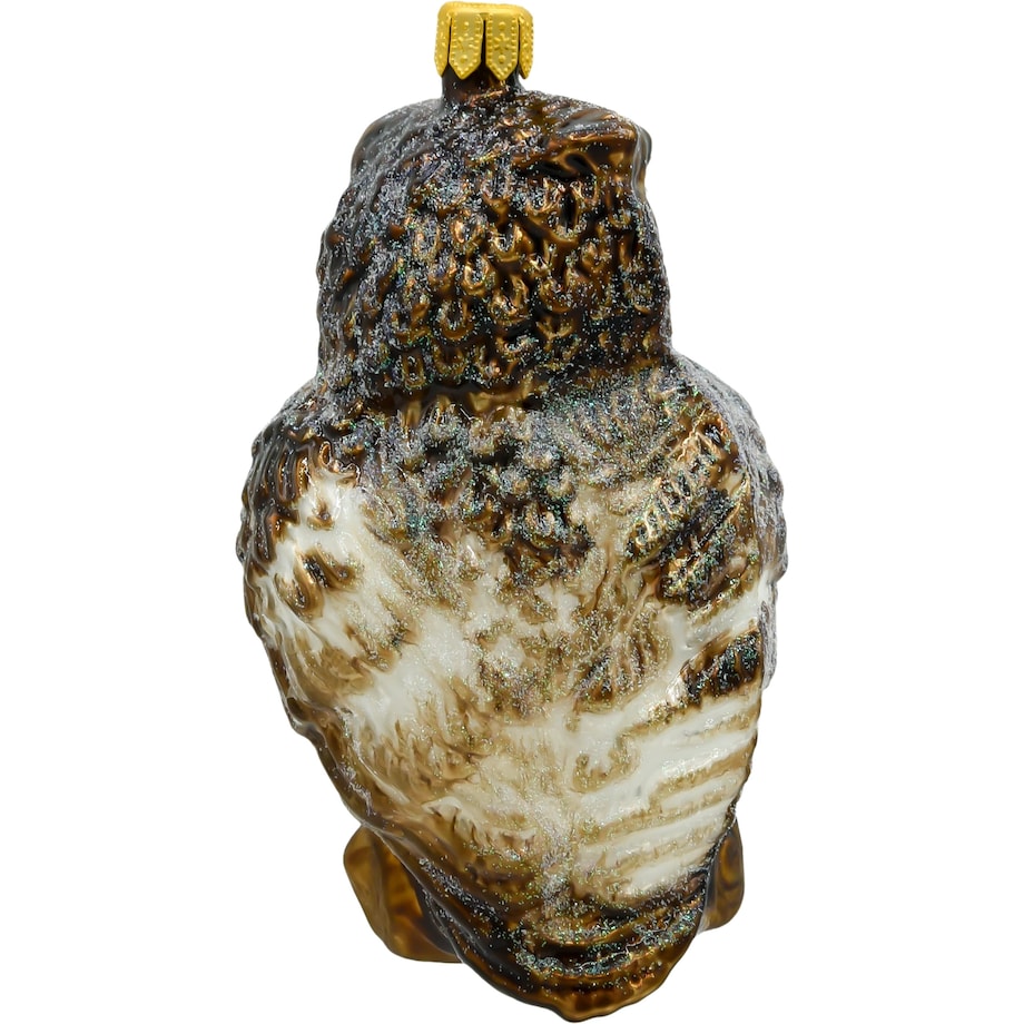 Bombka choinkowa: Sówka: brązowa