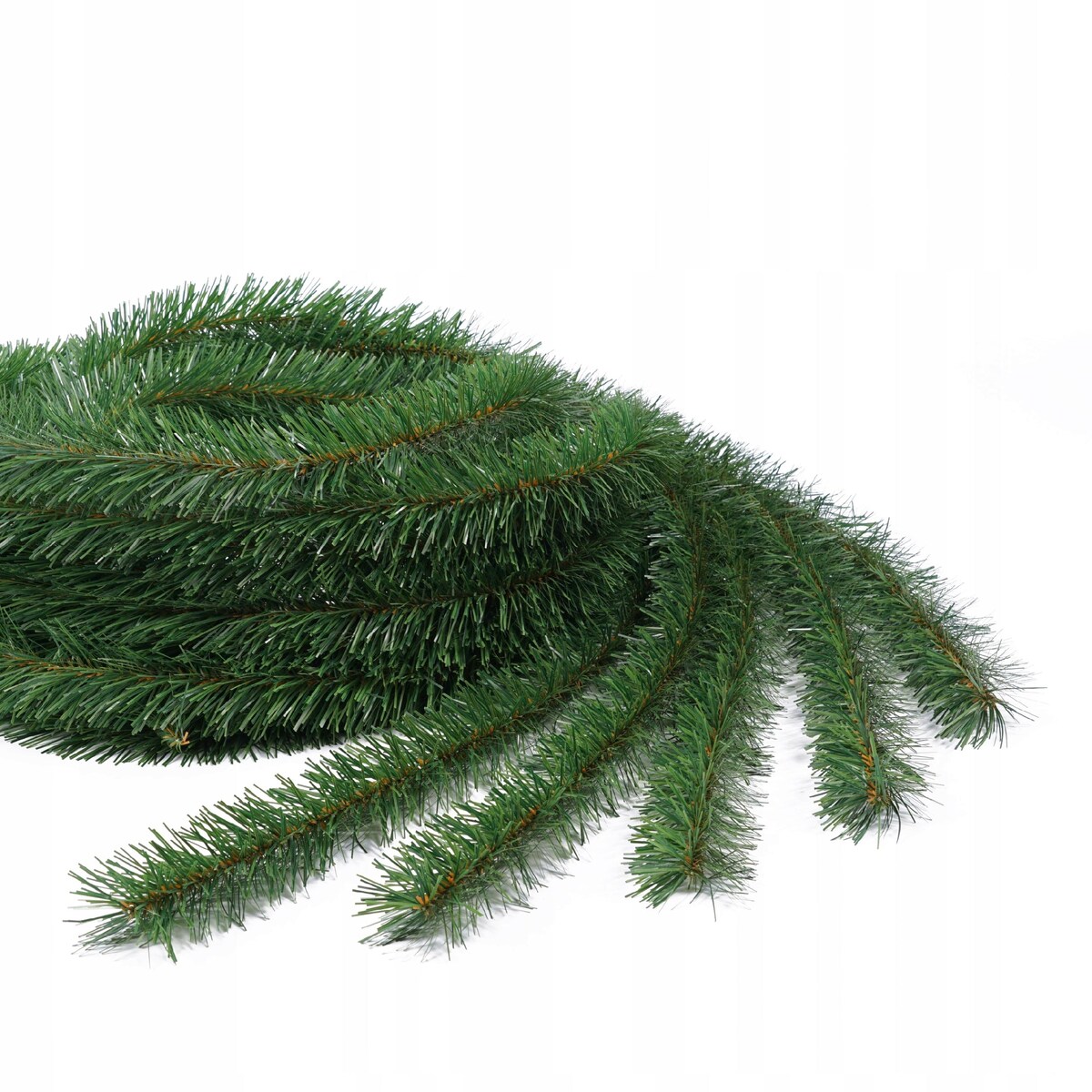 GIRLANDA SZTUCZNA CHOINKOWA zielona wąż 5 x 4,5 m łańcuch na dekoracje