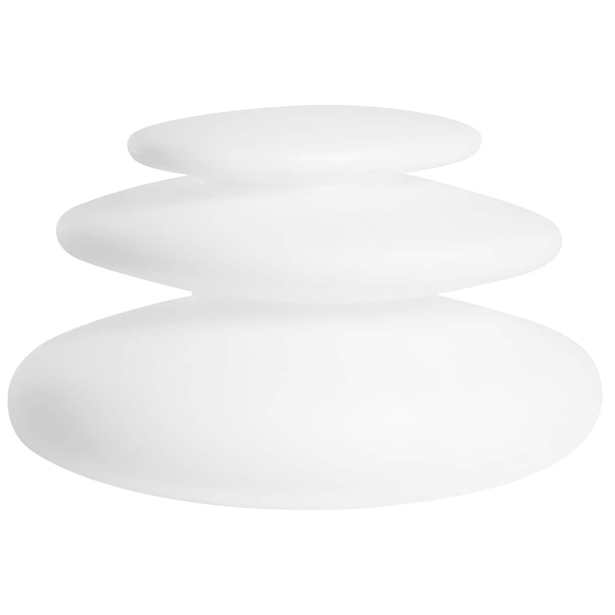 Lampa ogrodowa stołowa LED GLENNS Z pilotem Biały