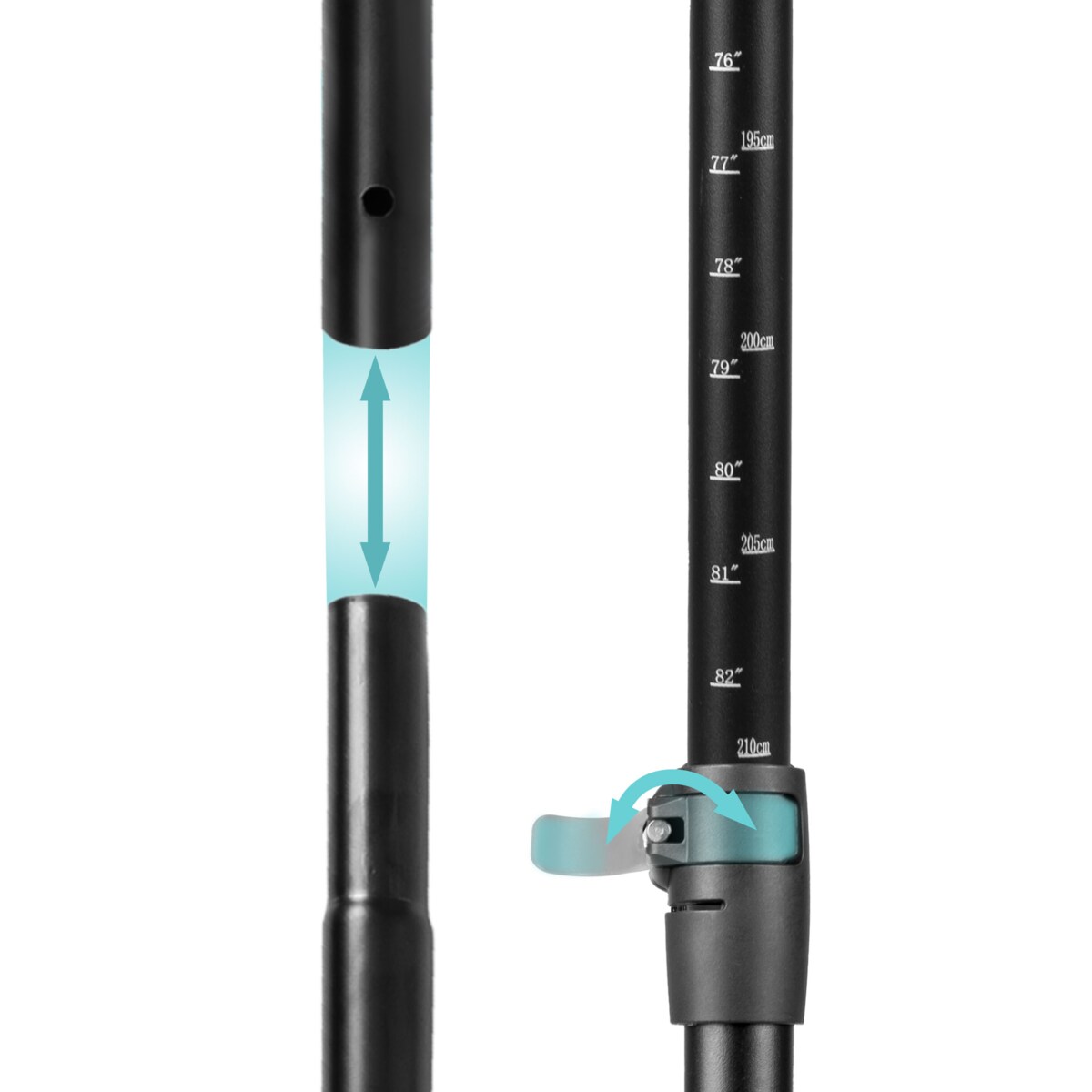 Składane wiosło do deski SUP kajakowe regulowane 230cm Neo-Sport