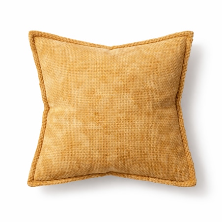 Dekoracyjna poszewka z szenilii - miodowa