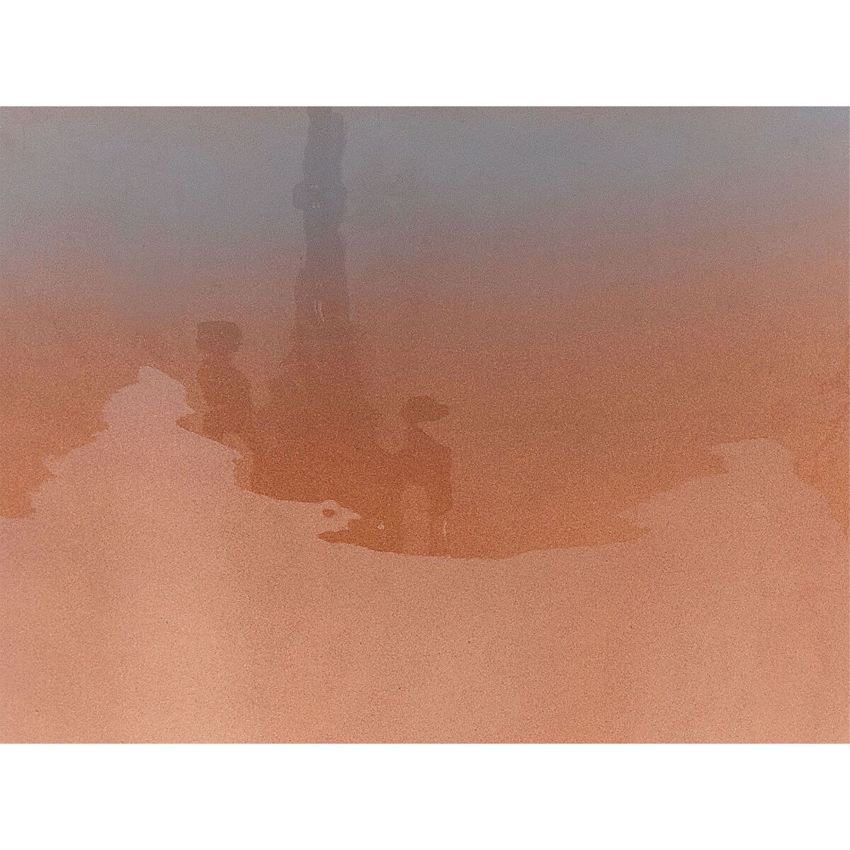 Stolik pomocniczy złoty brąz z niebieskim FRAGUITA