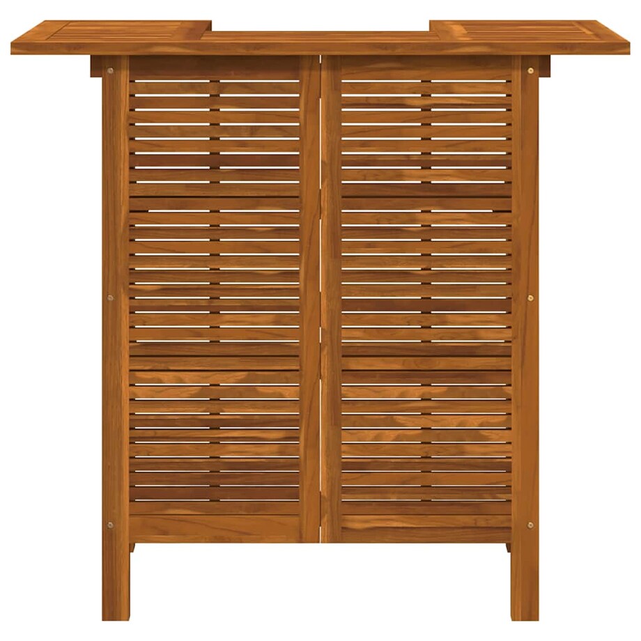 vidaXL Stolik barowy, 110 x 50 x 105 cm, lite drewno akacjowe