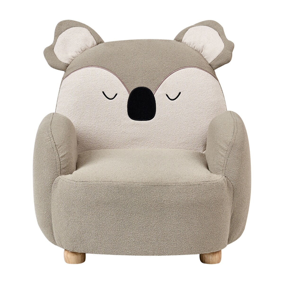 Fotel dziecięcy koala beżowoszary HERVIK