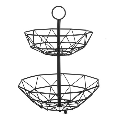 Koszyk patera stojak na owoce 2-poziomowy 30/24cm KRISBERG