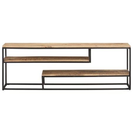 vidaXL Szafka pod TV, 130x30x45 cm, surowe drewno mango