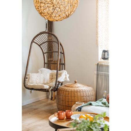 Poduszka dekoracyjna bawełniana MACRALINA, makrama, 30 x 50 cm