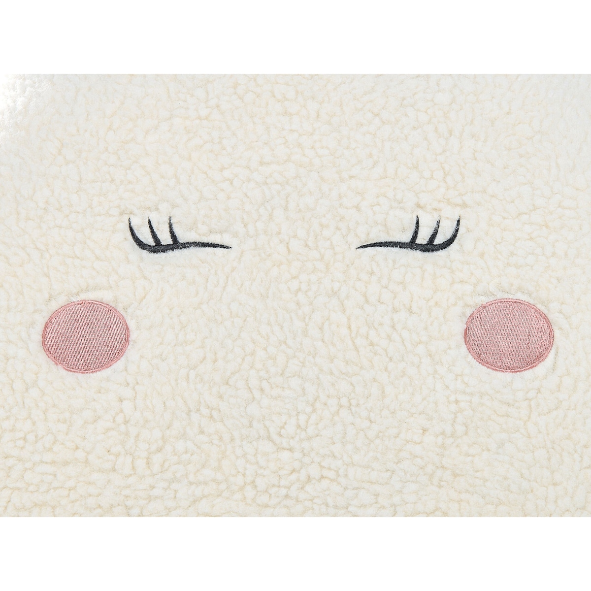 Fotel dziecięcy jednorożec teddy biały LULEA