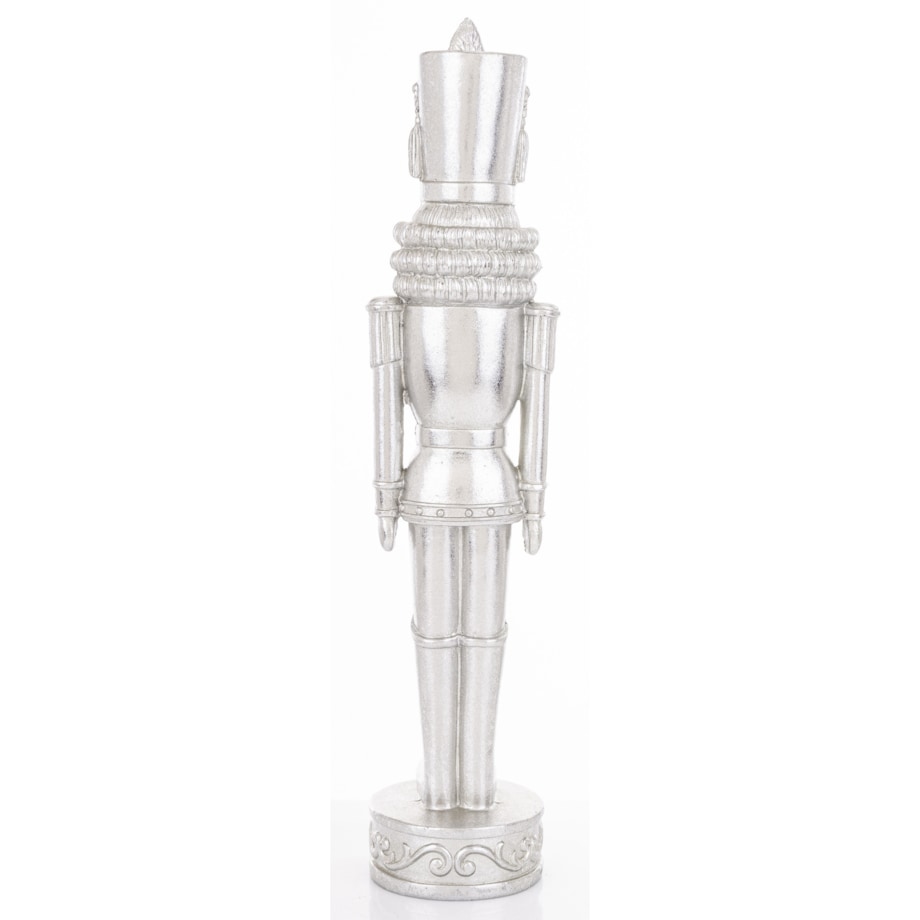 Figurka - Dziadek do orzechów 43x9,5x9 cm SILVER