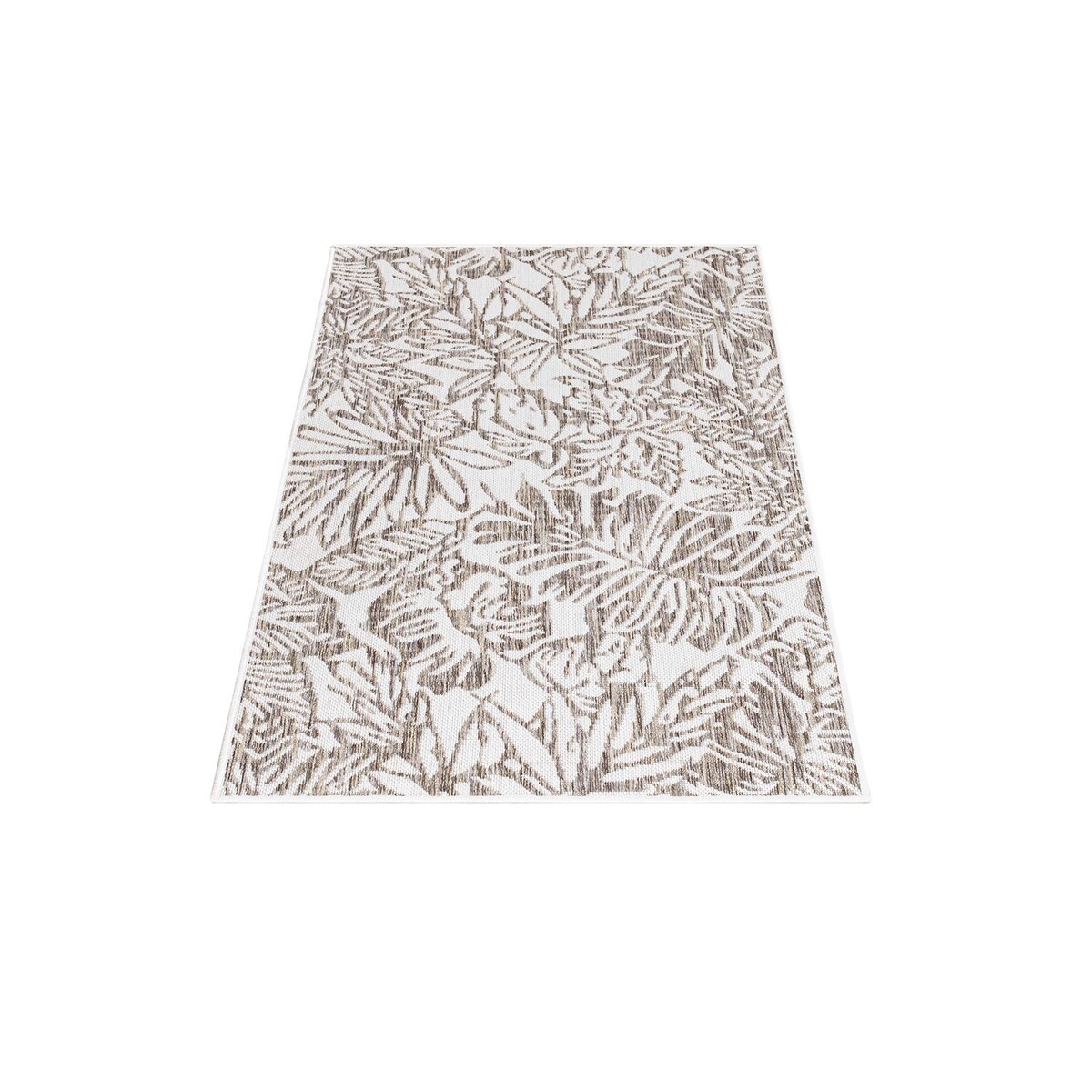 Dywan na zewnątrz i do wnętrz roślinny Sunny 4680 Beż Krem 150x150