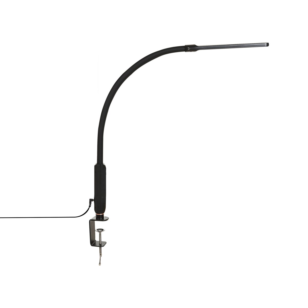 Lampa podłogowa/zaciskowa LED czarna APUS