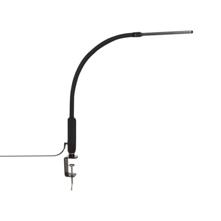 Lampa podłogowa/zaciskowa LED czarna APUS