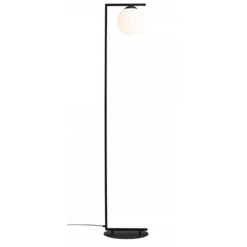 Minimalistyczna lampa stojąca Zac 1038A1_1 czarna biała