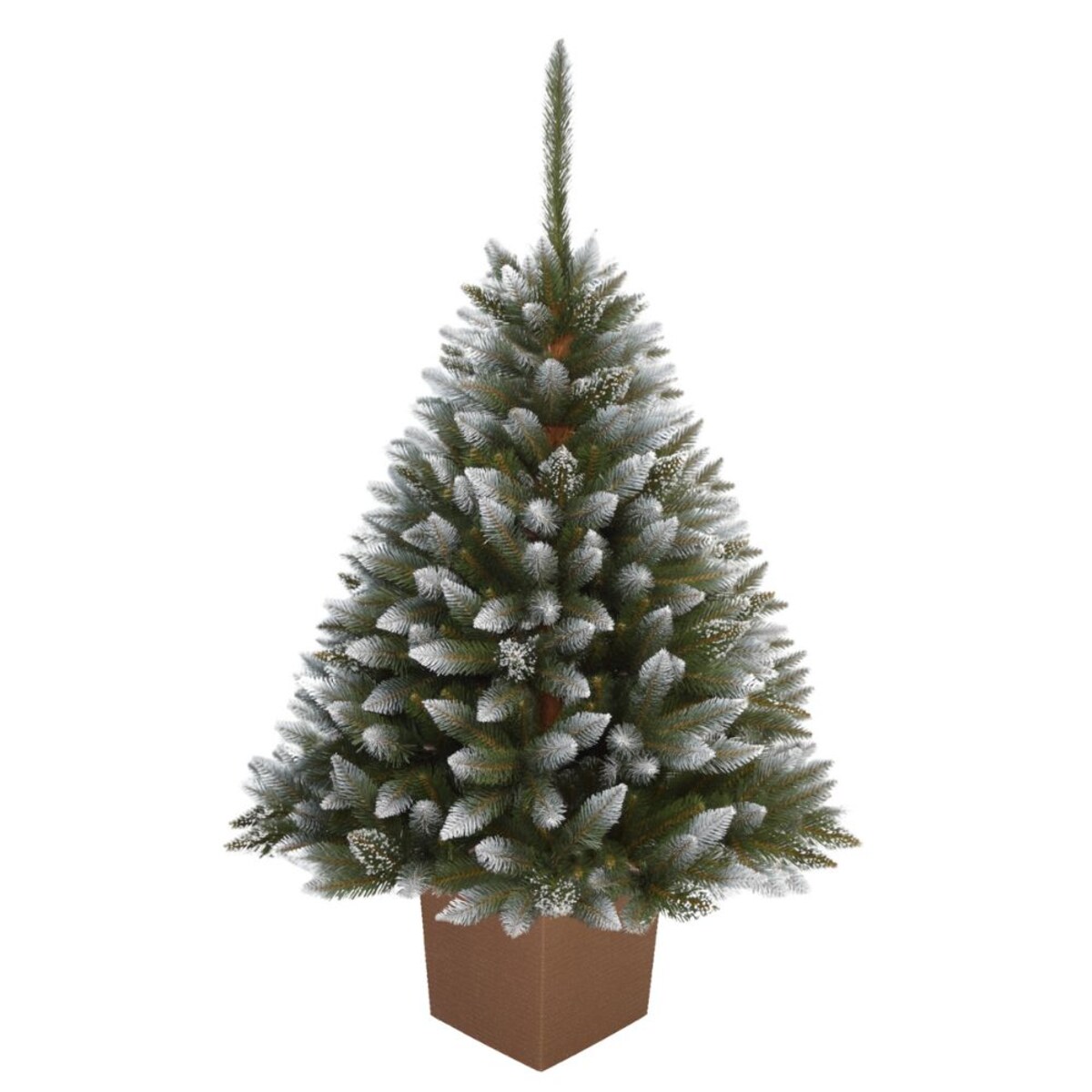 Choinka Premium Świerk DIAMENTOWY w Kwadratowej Donicy 110 cm X-Choinka 7 kolorów donicy