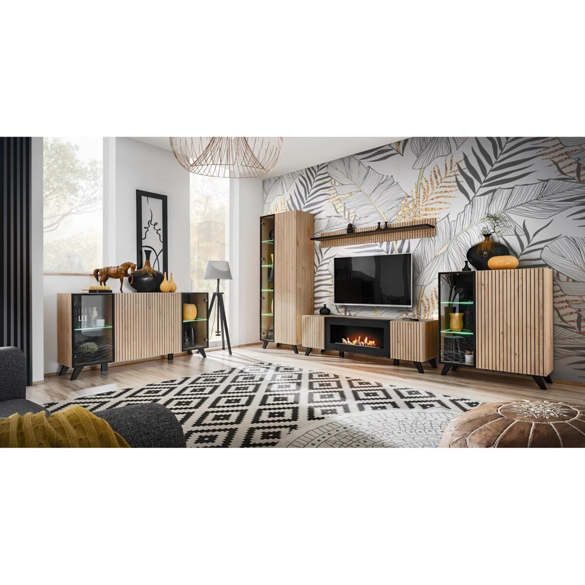 Półka LIAM hickory jackson