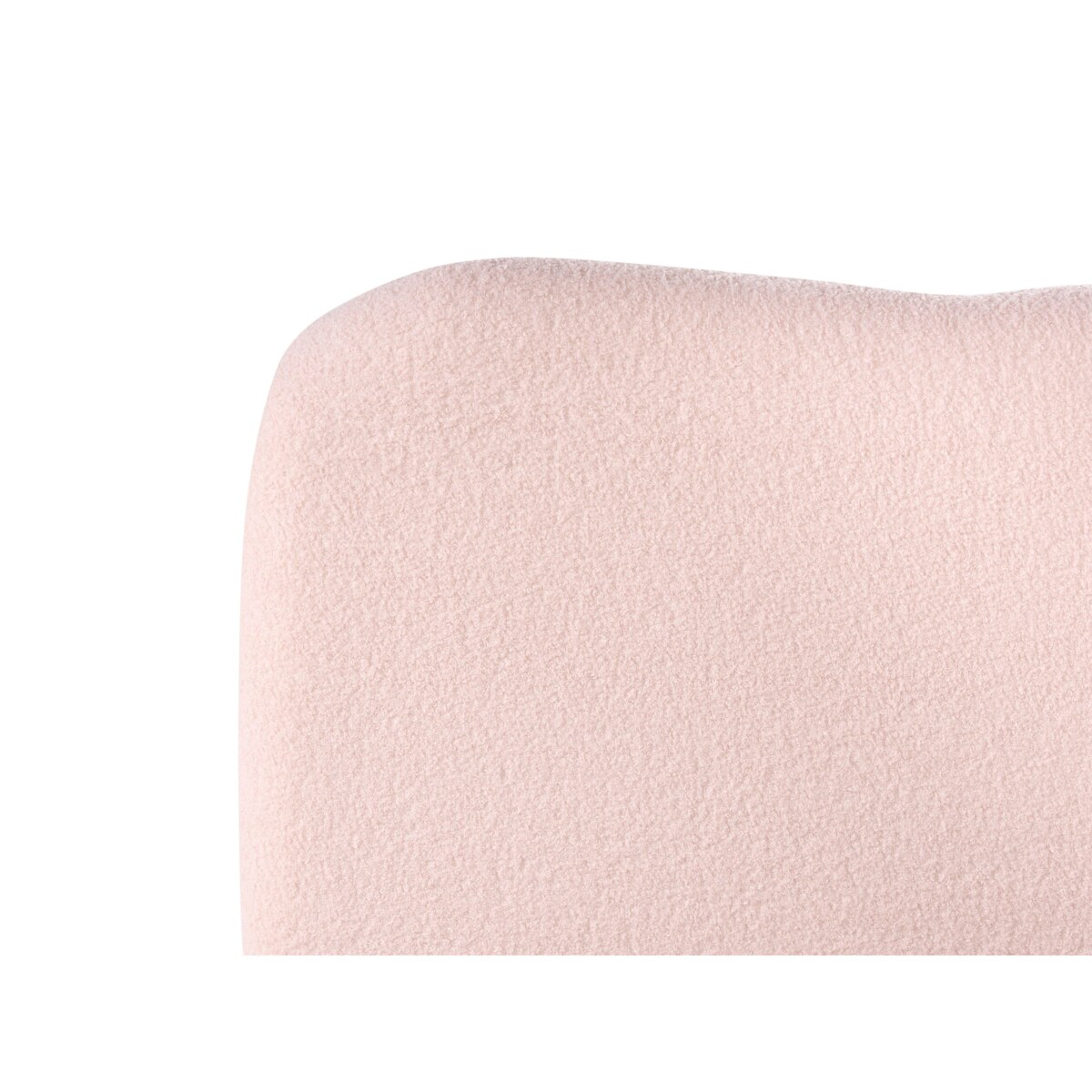 Łóżko z pojemnikiem Boucle BLAGNAC 90 x 200 cm Różowy