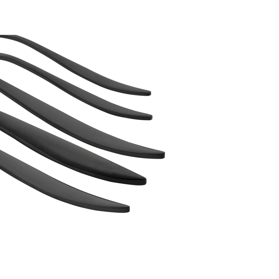 Zestaw sztućców 30 elementów FARFALLE Czarny