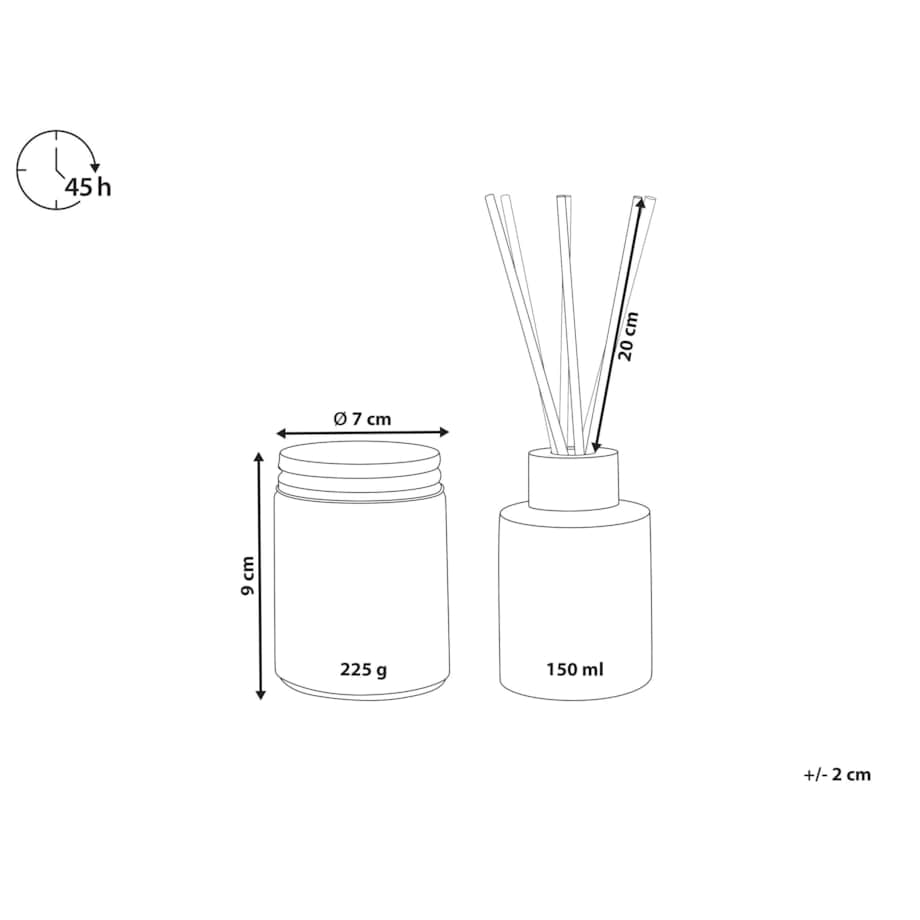 Zestaw zapachowy świeca sojowa i dyfuzor z patyczkami czekolada DARK ELEGANCE