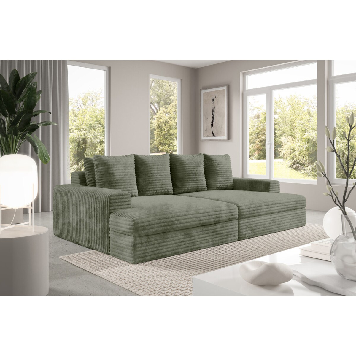 Sofa CALDO TILIA o wysokim komforcie Kolor: TILIA 37