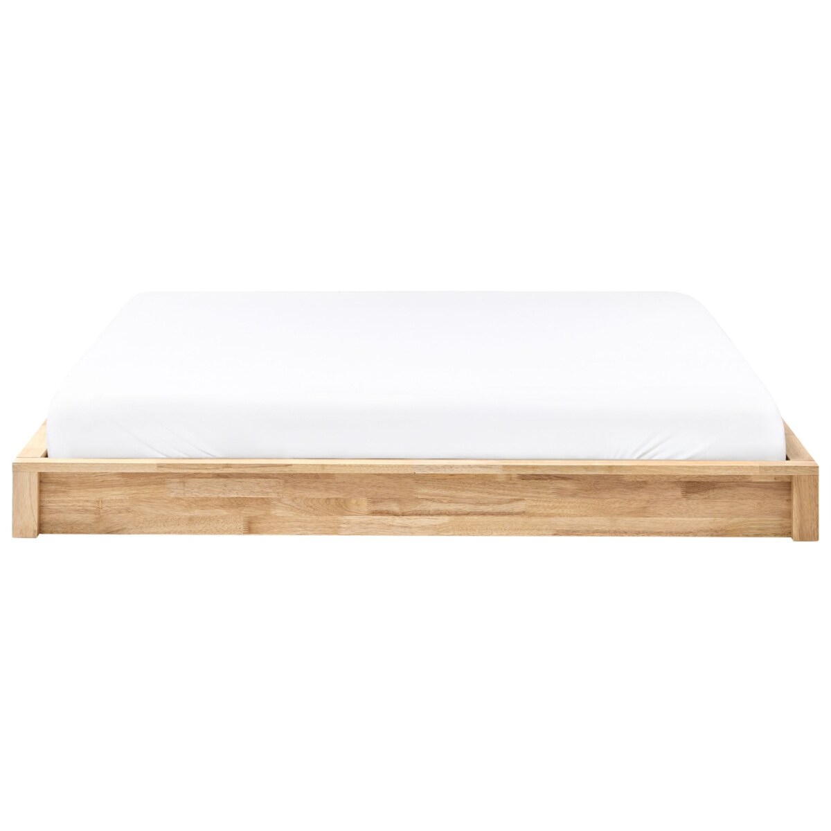 Łóżko bez zagłówka Drewno ANTRAS 160 x 200 cm Jasnobrązowy