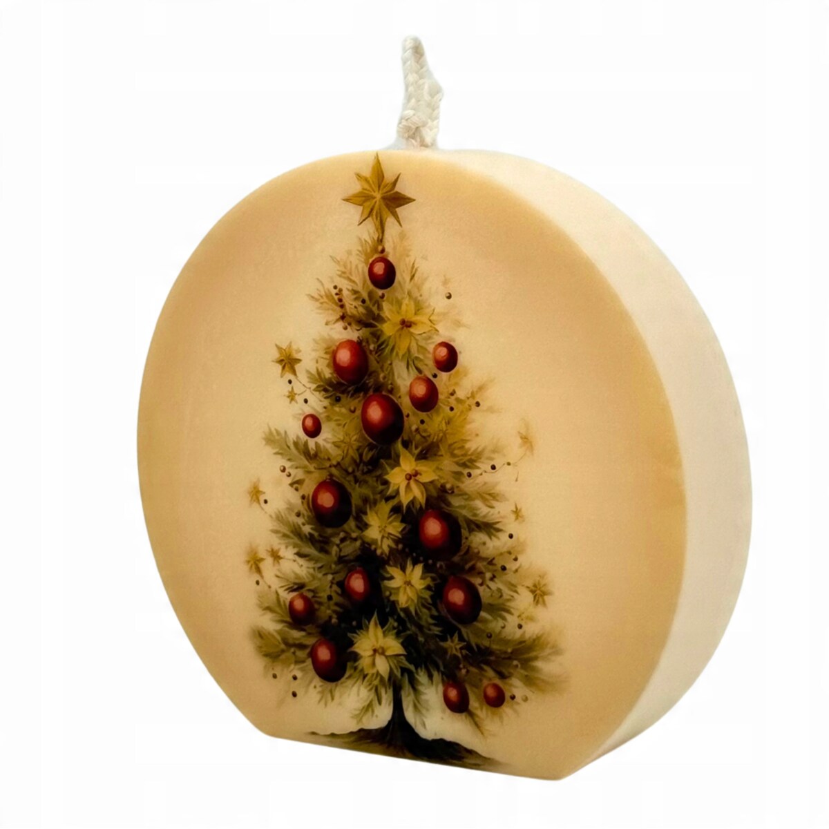 Świeca Choinka Prezent na Święta Drzewko Świąteczne Świeczka Handmade EKO