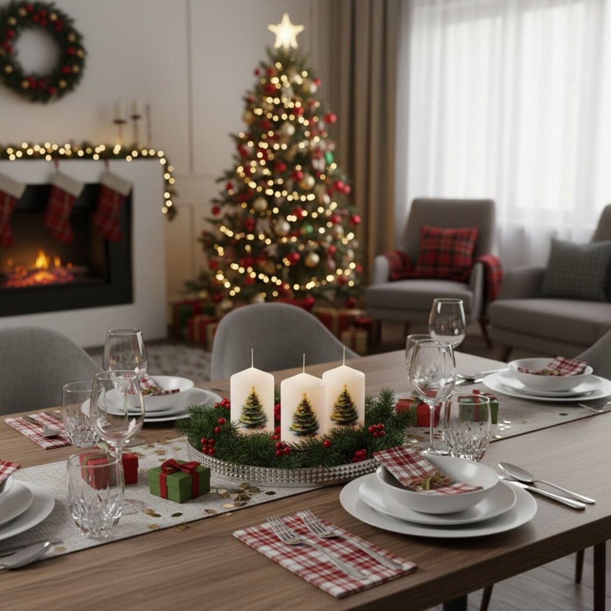 Świeca świąteczna – Choinka, idealna na prezent