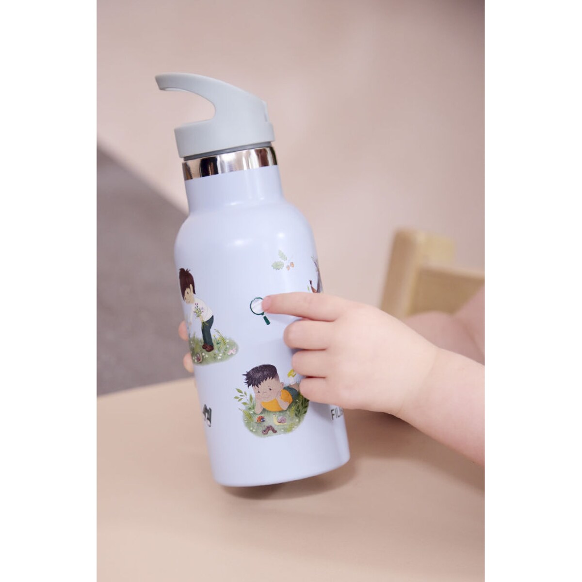 Filibabba Butelka na wodę ze stali Nierdzewnej Tiny Explorers