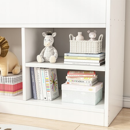 Regał na książki gazety dla dzieci szafka na zabawki stojąca biblioteczka