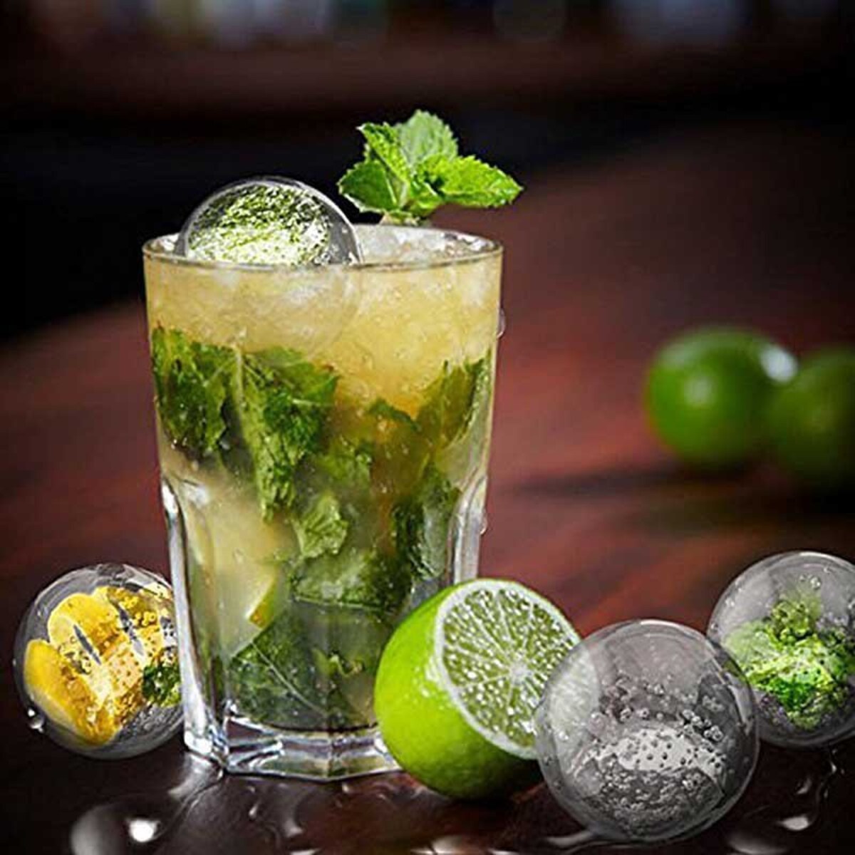 Forma Silikonowa Na 6 Kul Lodowych Do Drinków Napojów 3159