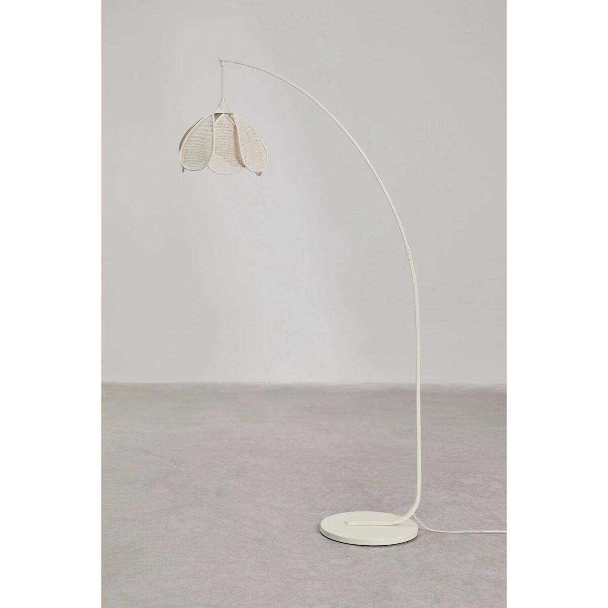 Lampa podłogowa kremowa, Vidson, 160 cm