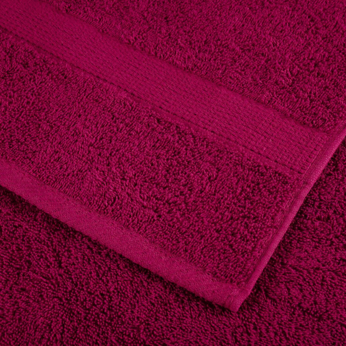 vidaXL Ręczniki premium SOLUND, 4 szt., bordowe, 50x100 cm, 600 g/cm²