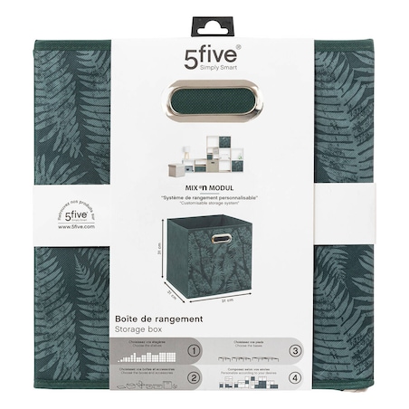 Pojemnik do przechowywania z wzorem liści MIX'N'MODUL