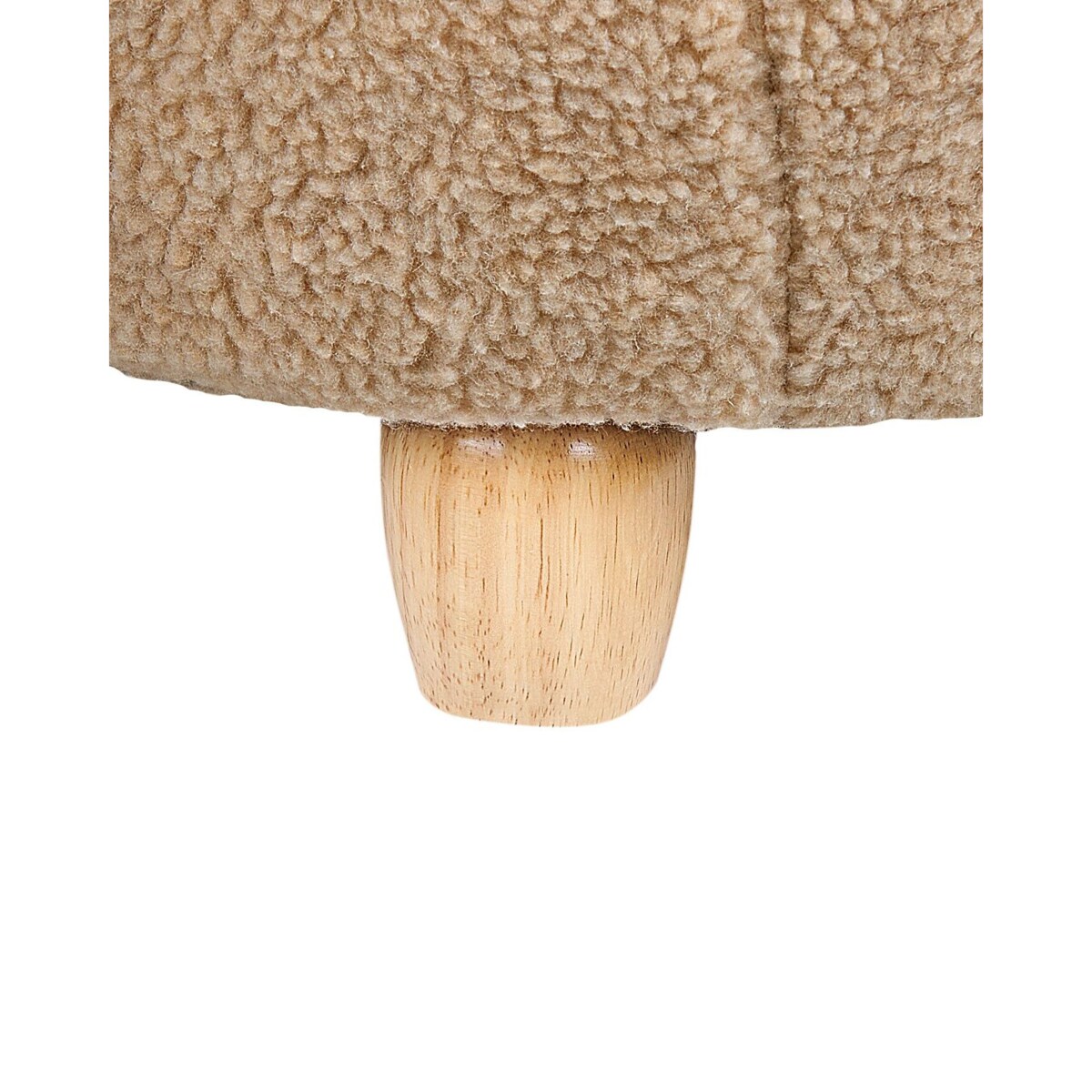 Fotel dziecięcy boucle miś jasnobrązowy MELBU