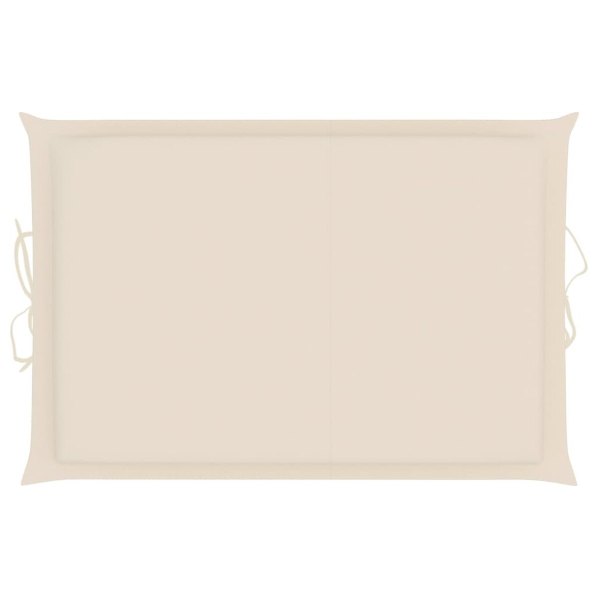 vidaXL Leżak bujany z poduszką, lite drewno tekowe