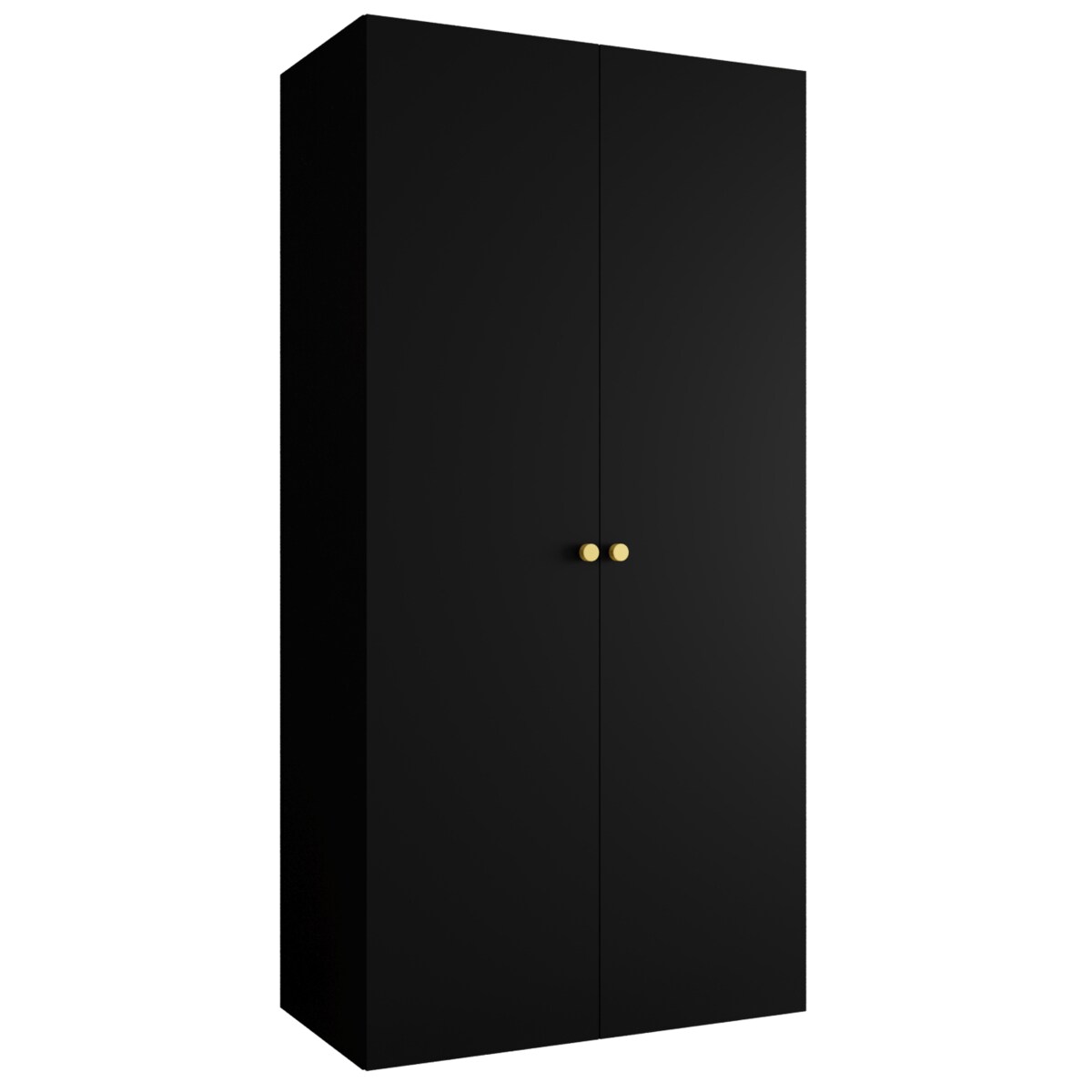 Szafa uchylna otwierana PARMA 1 100 wys. 202 cm Czarny + u. Złoty