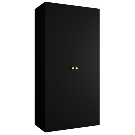 Szafa uchylna otwierana PARMA 1 100 wys. 202 cm Czarny + u. Złoty