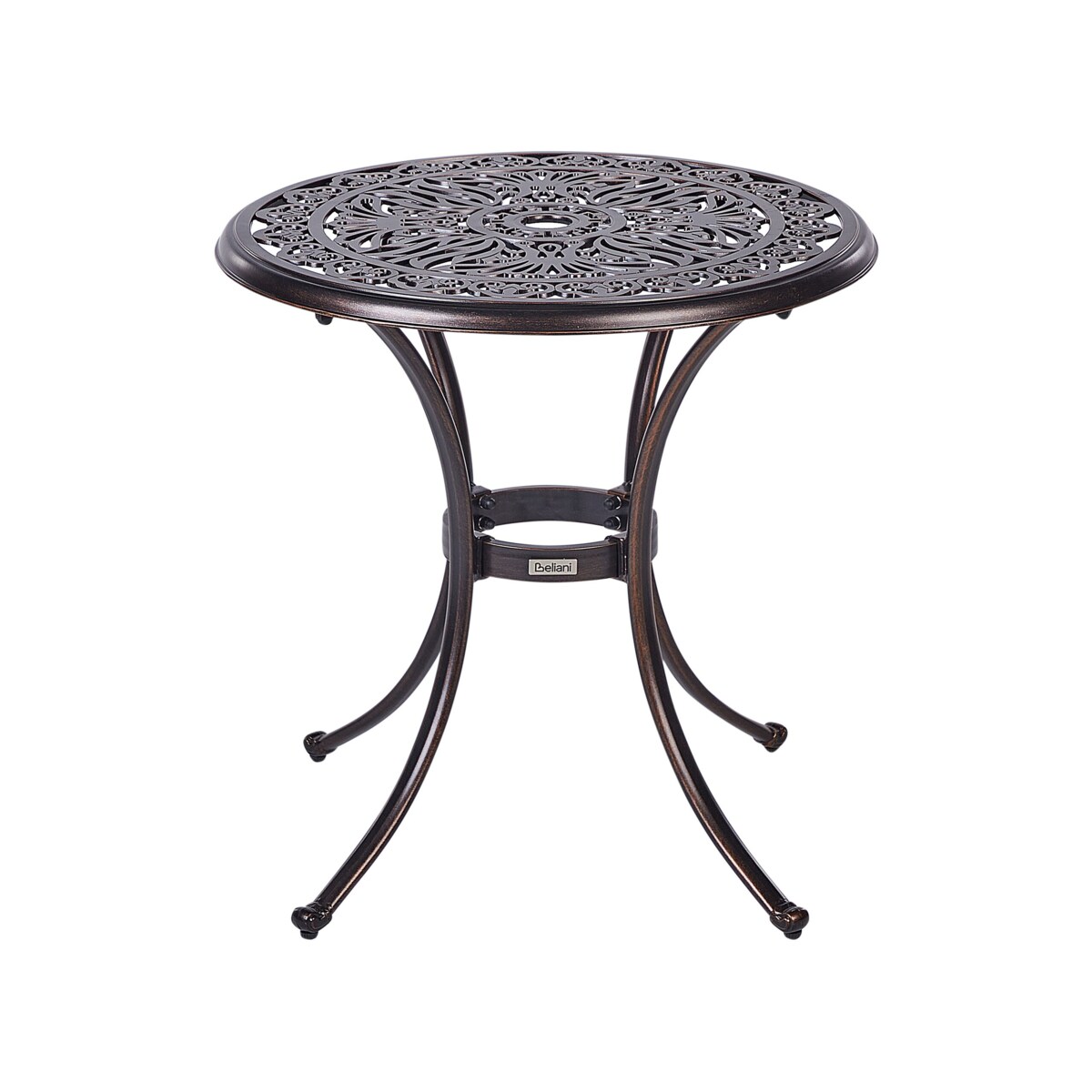 Stół ogrodowy Metal Brązowy ANDALO