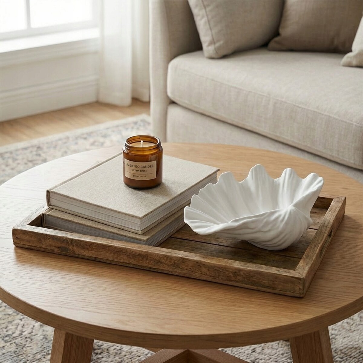 FIGURKA MUSZLA MARYNISTYKA RAFA KORALOWA CERAMICZNA DEKORACYJNA MUSZELKA