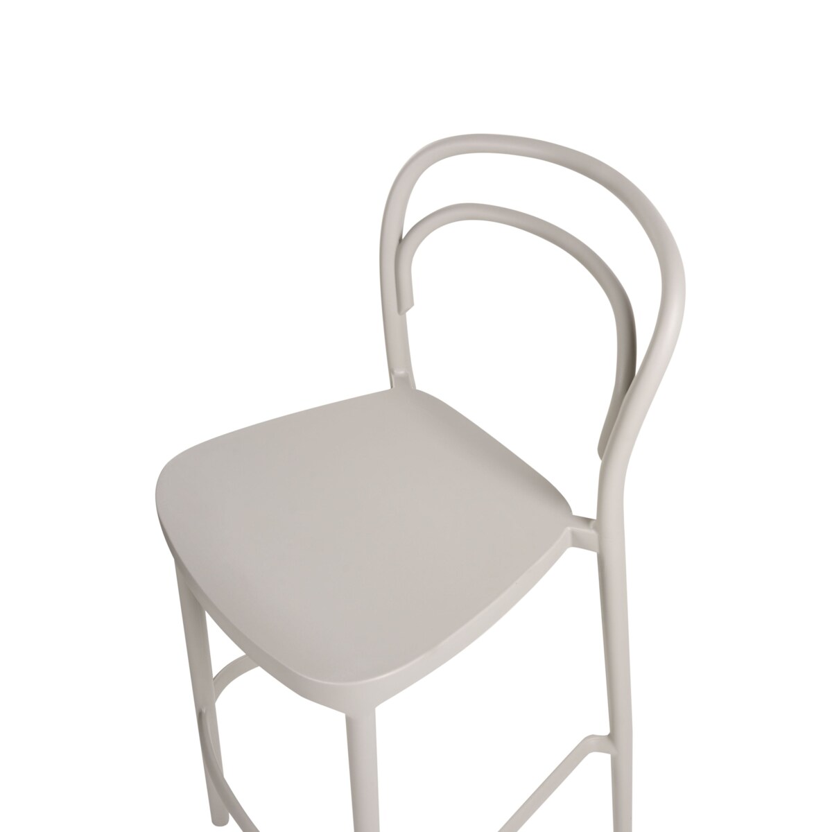 Zestaw 2 krzeseł ogrodowych PORANO Beżowy