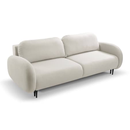 Nowoczesna sofa z funkcją spania SOFTI BEŻOWA